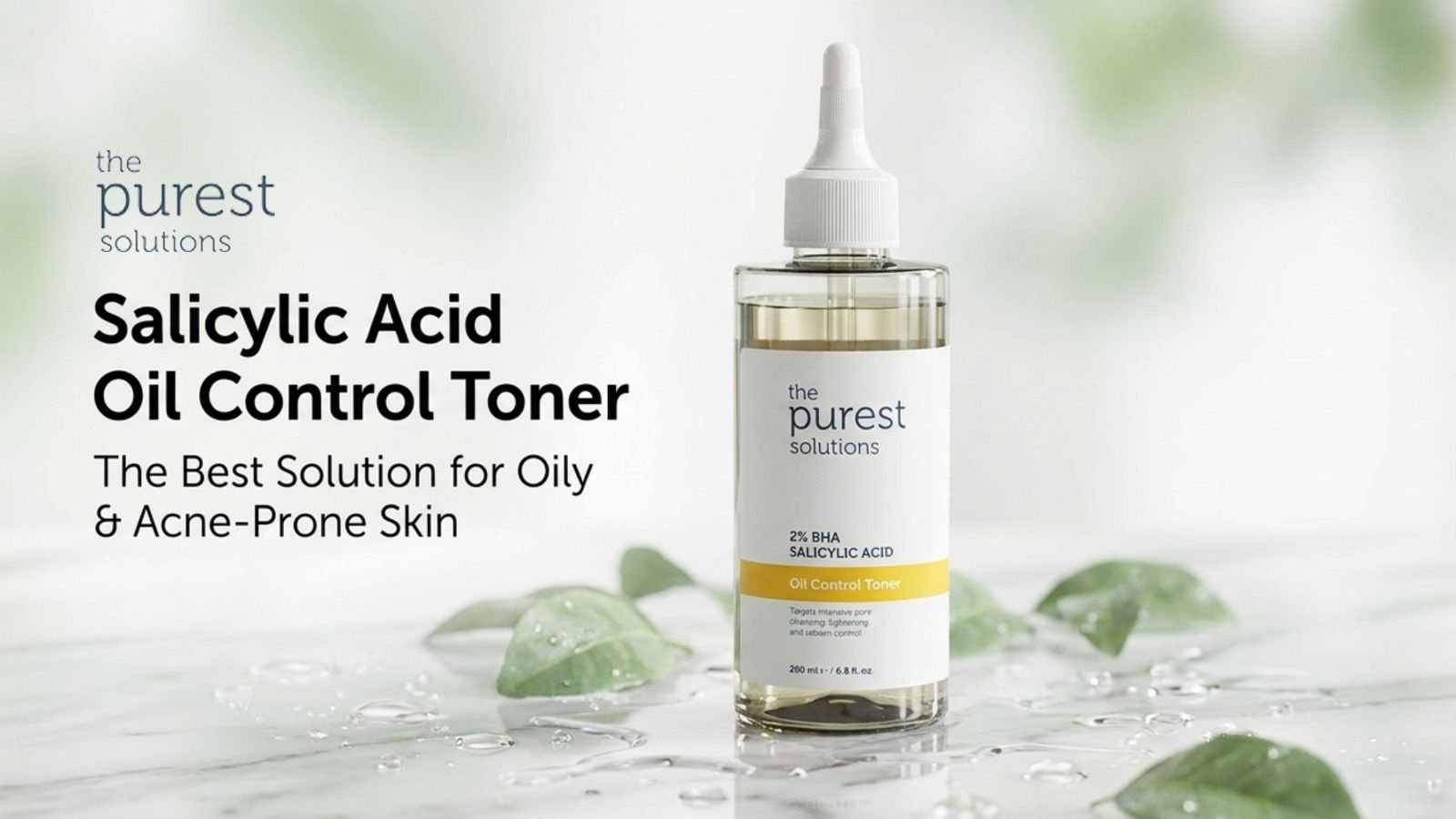 Salicylic Acid Oil Control Toner: The Best Solution for Oily & Acne-Prone Skin