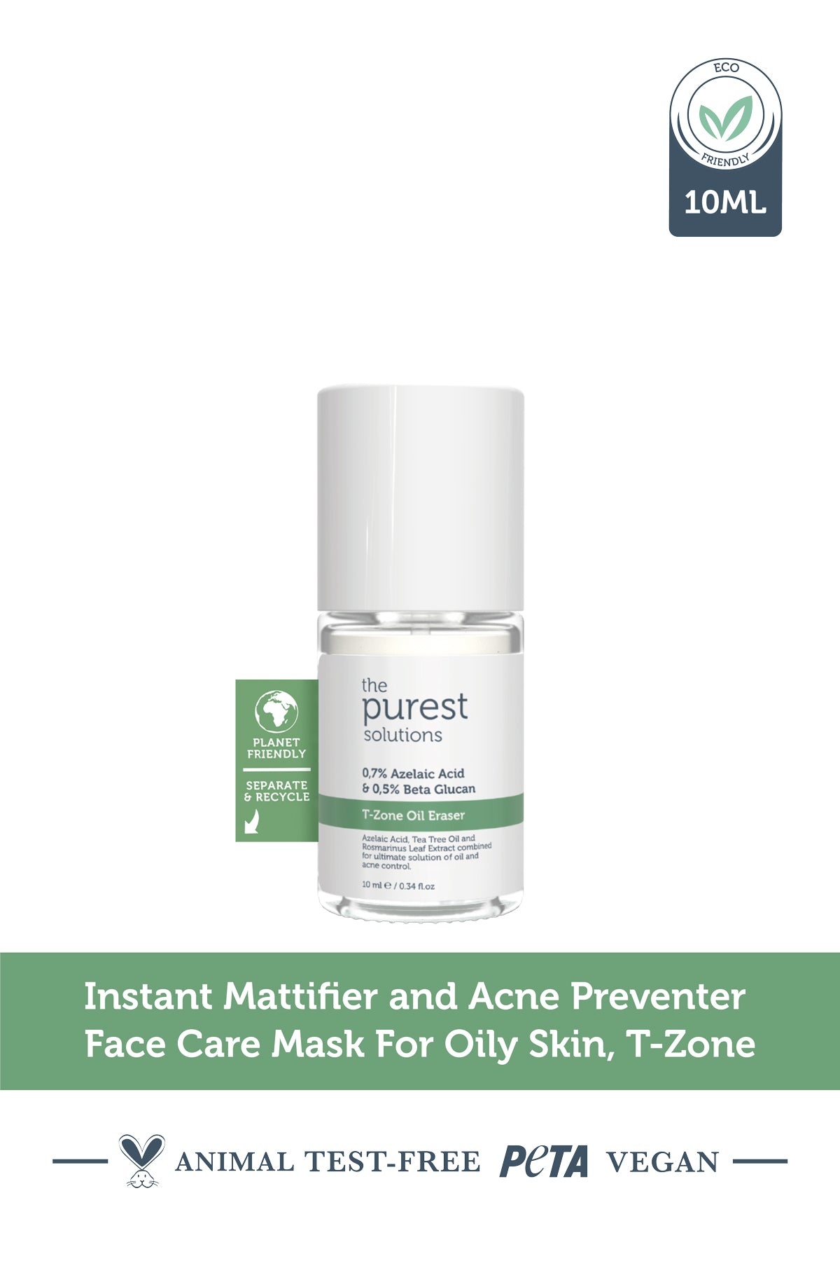 T-Zone, Mattifying Acne Mask With Tea Tree Oil 10 Ml