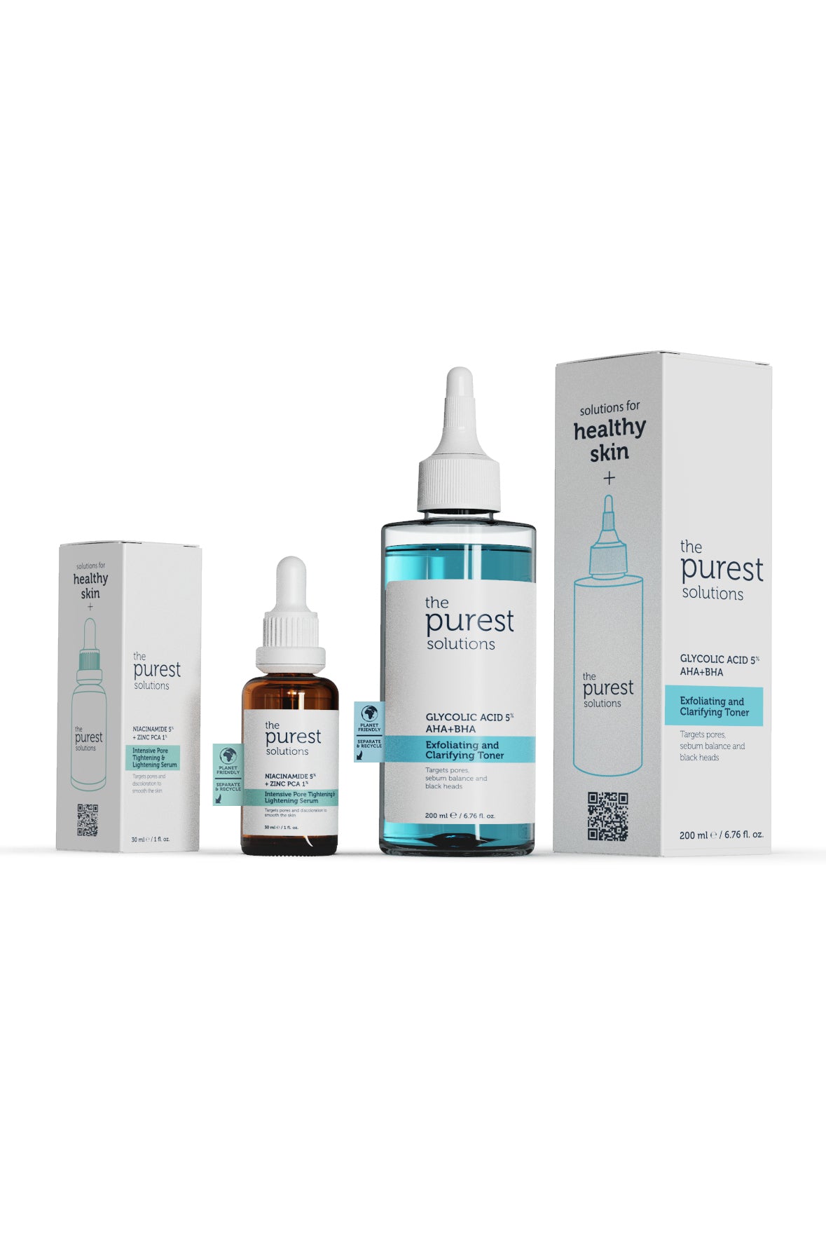 Acne Prevention, Sebum Balancing & Pore Tightening Skincare Set