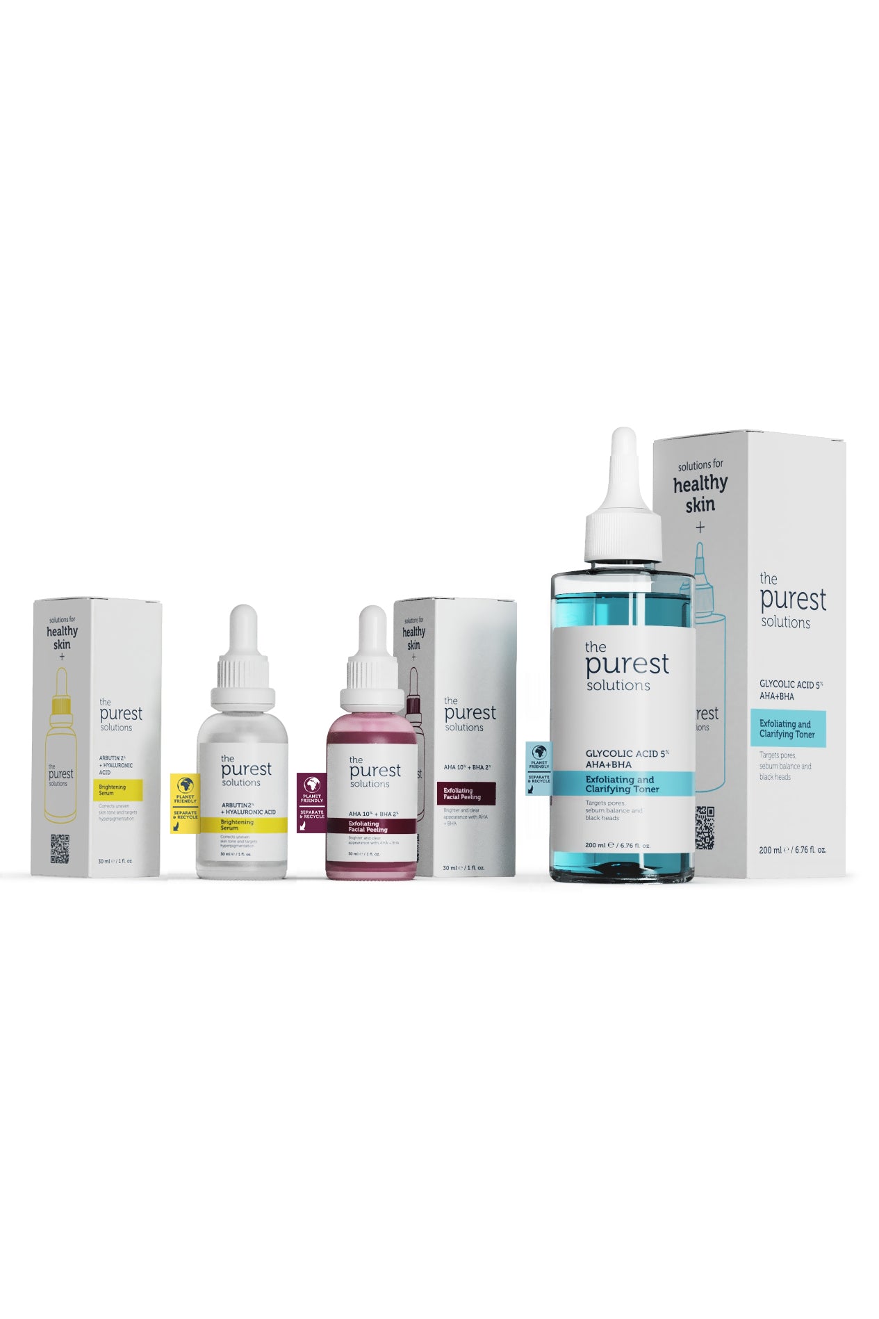 Spot Prevention, Pore Tightening & Brightening Skincare Set