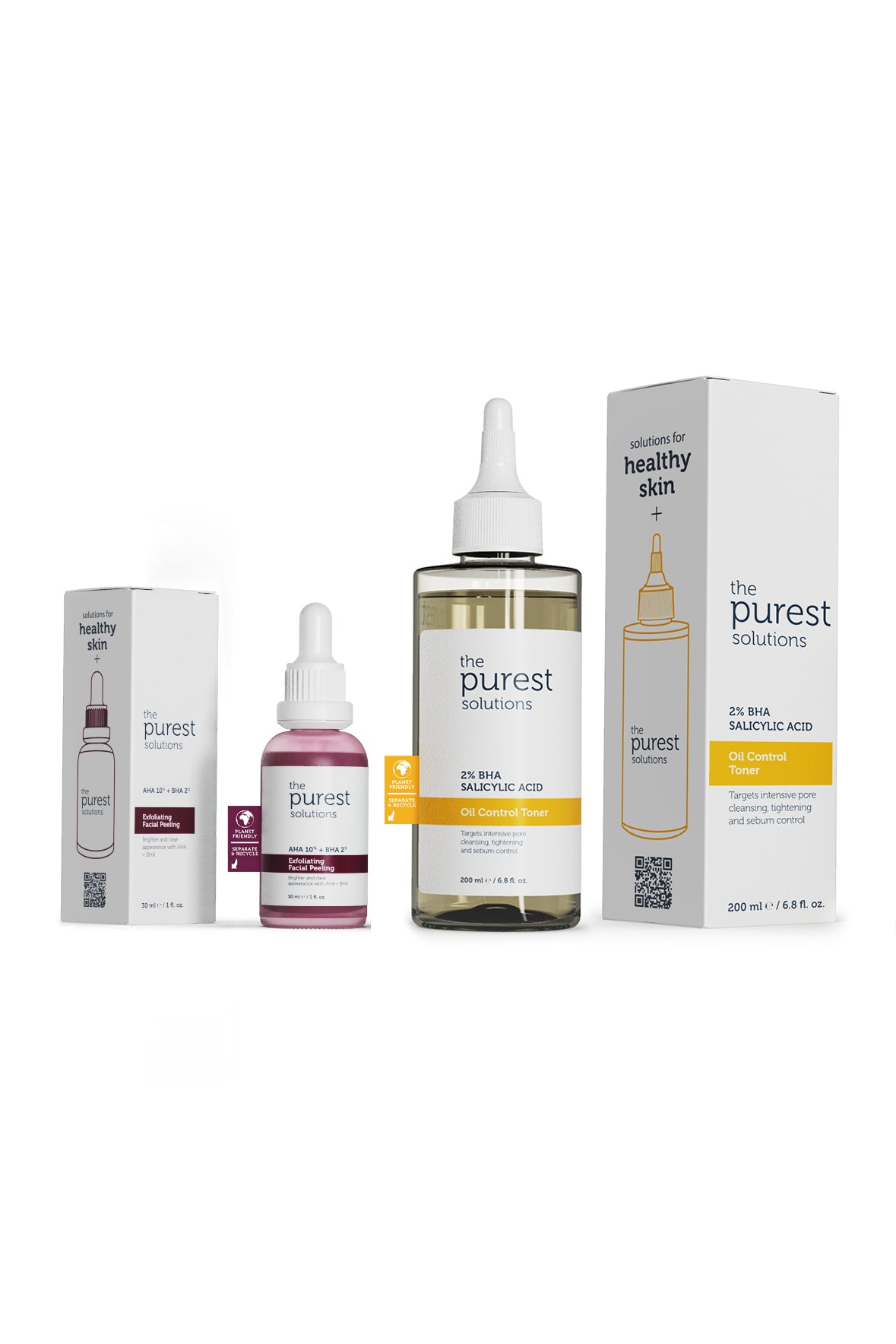 High BHA (Korean Fiddy Method) Skincare Set