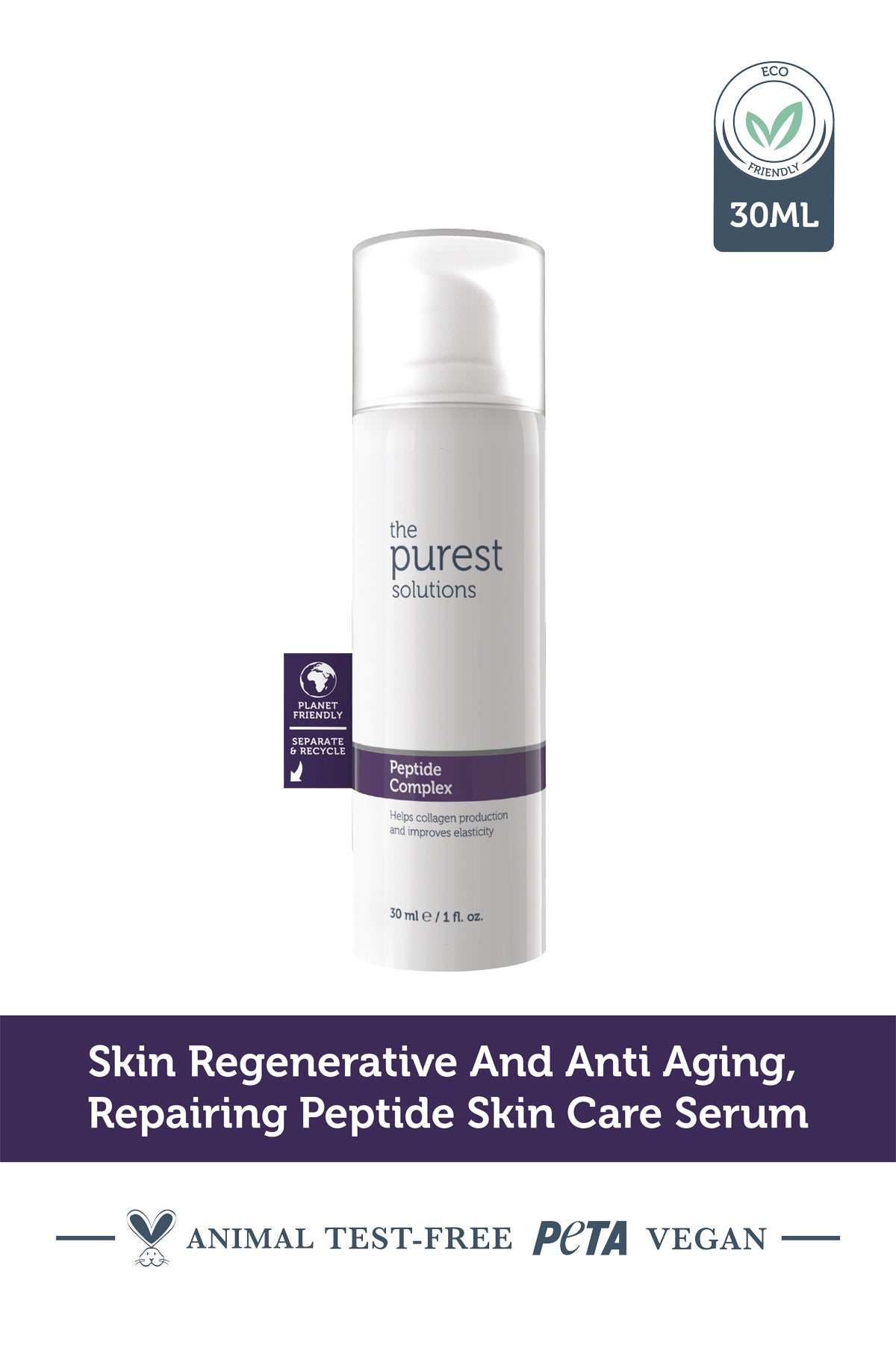 Anti-Aging and Renewing Peptide Complex Serum - 30ml