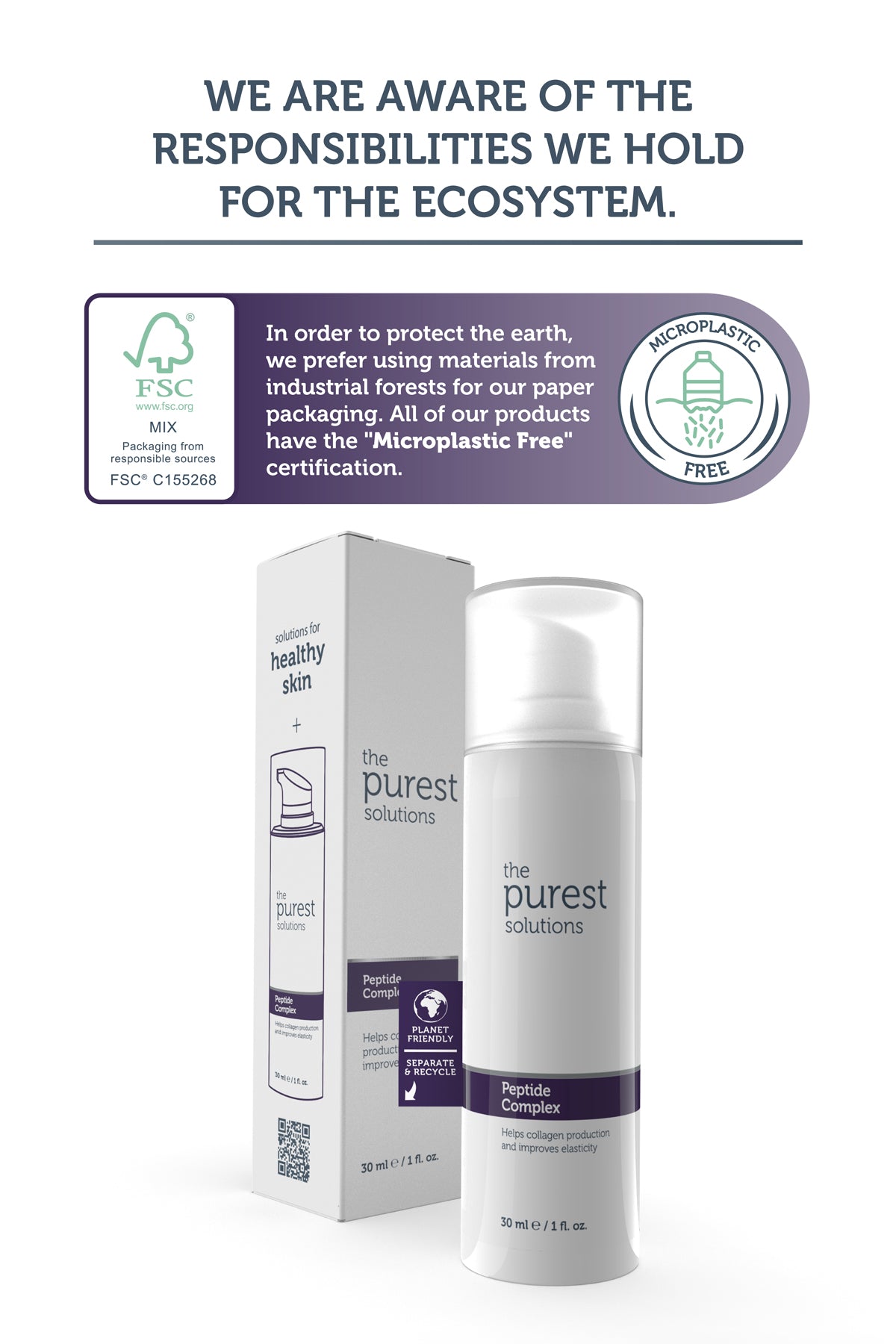 Anti-Aging and Renewing Peptide Complex Serum - 30ml