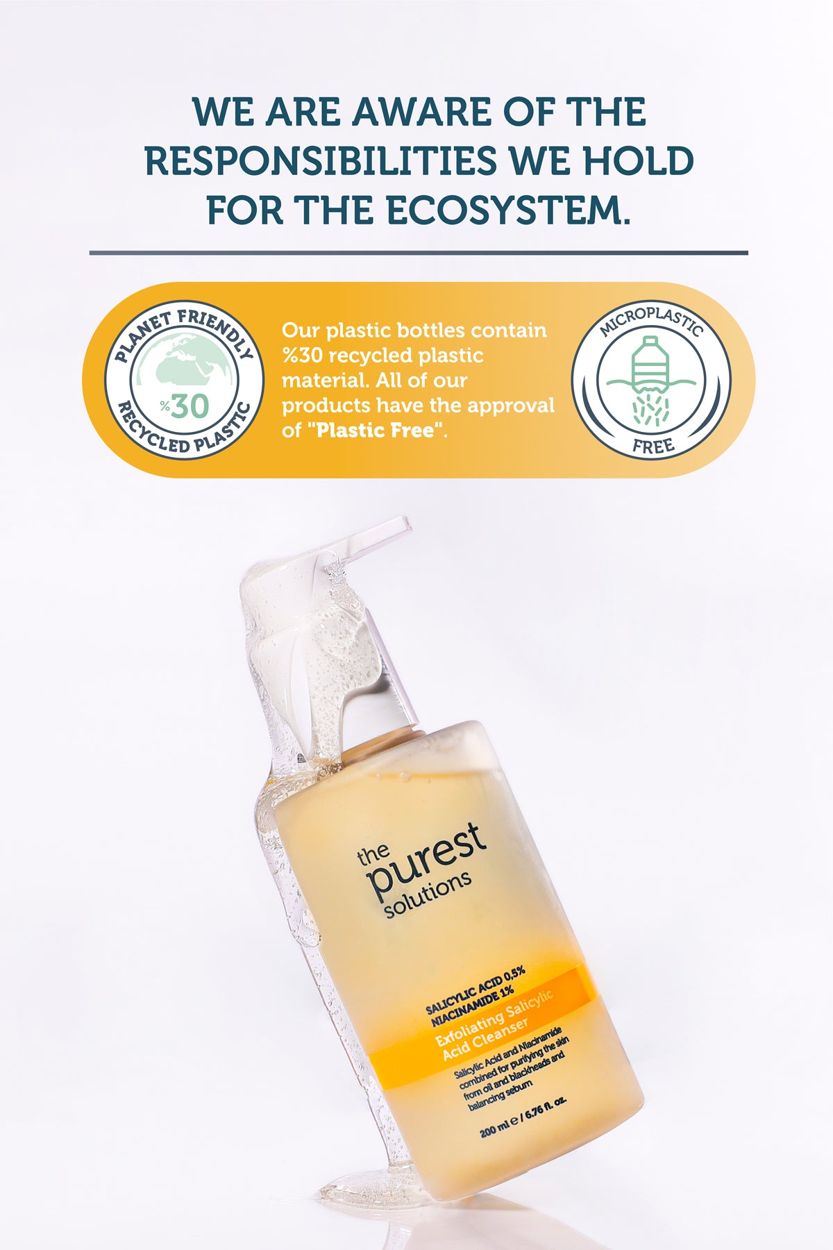 Exfoliating Salicylic Acid Facial Cleanser Gel - 200ml