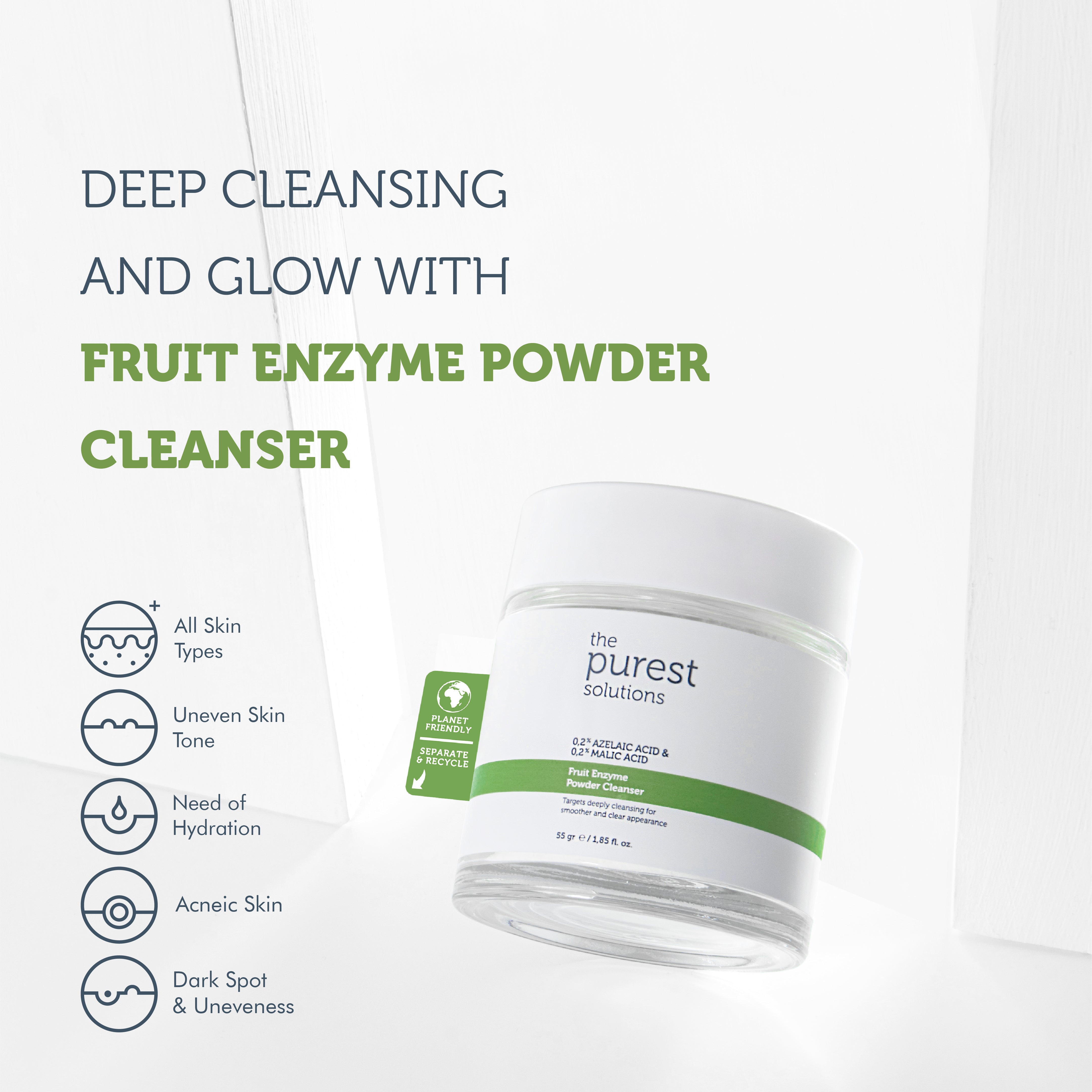 Fruit Enzyme Powder Cleanser 55g