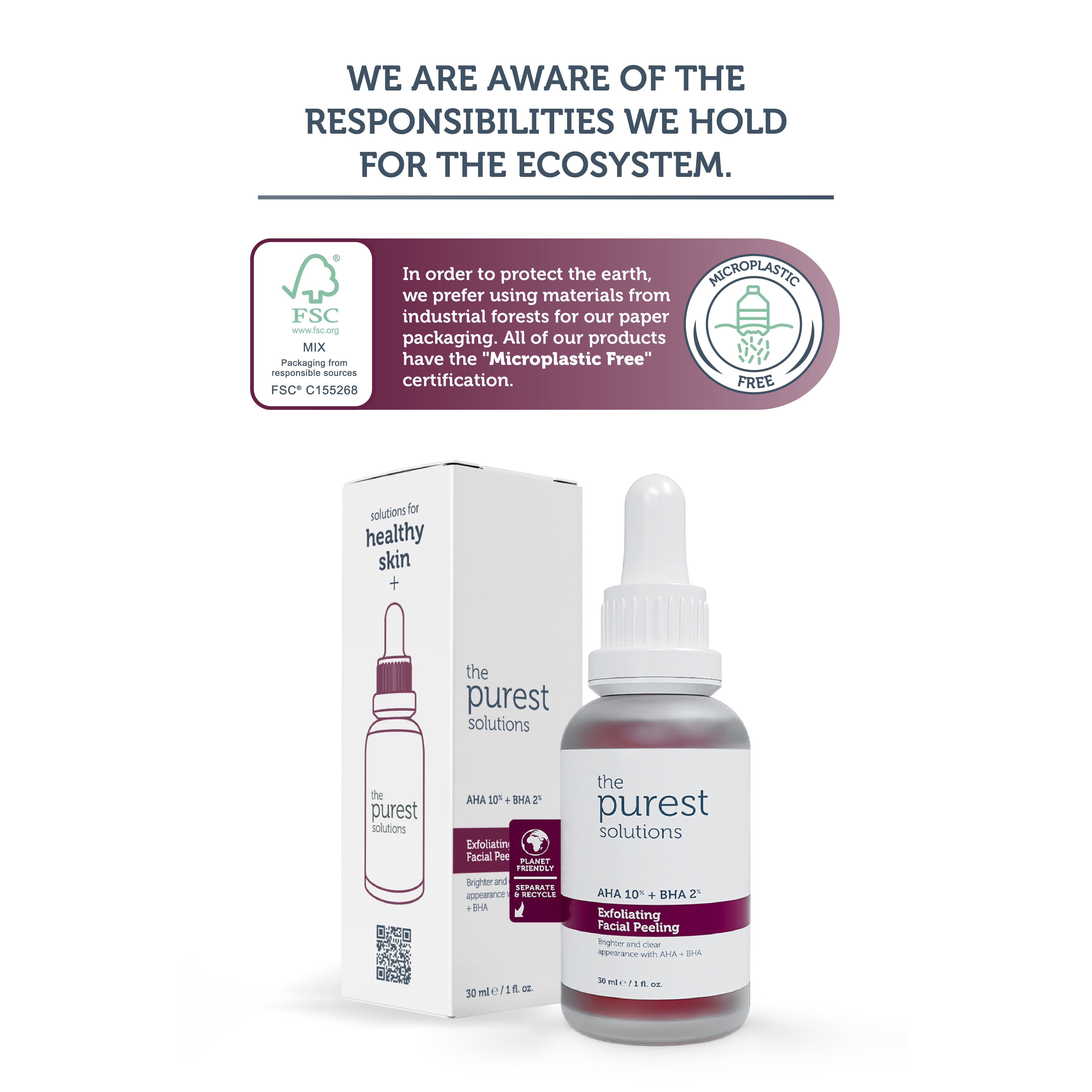 AHA & BHA Exfoliating Facial Peeling 30ml